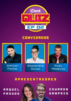 Cover for iDent Quiz com Amilcar Freitas, Alessandra Souza e Dudu Medeiros