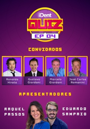Cover for iDent Quiz com Ronaldo Hirata, Gustavo Giordani, Marcelo Giordani e José Carlos Romanini